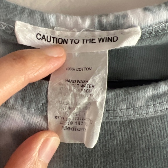 Caution to the wind tie dye tshirt dress size medium - Picture 2 of 2